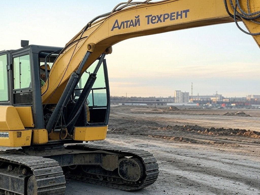Гусеничный экскаватор: аренда в Барнауле – мощность и надежность для ваших задач