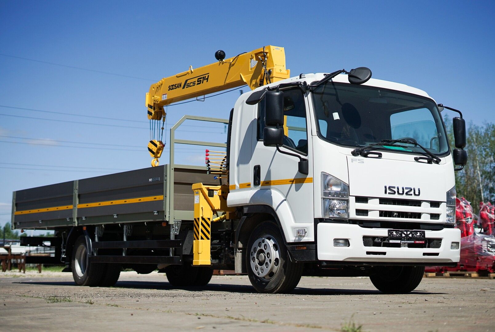 Крано-манипуляторная установка Soosan SCS 514
