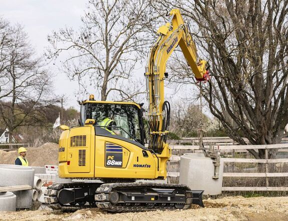 Аренда гусеничного экскаватора Komatsu PC88MR-11